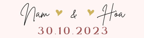 Thiệp Mời Online – Đám Cưới Văn Nam & Dương Hòa